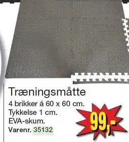 Harald Nyborg Træningsmåtte tilbud