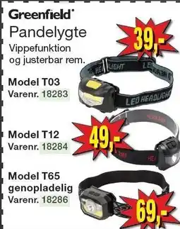 Harald Nyborg GREENFIELD Pandelygte tilbud