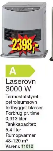 Harald Nyborg Laserovn 3000 W tilbud