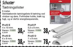 Harald Nyborg SCHUSTER tætningslister tilbud