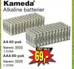Harald Nyborg KAMEDA Alkaline batterier tilbud