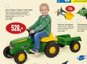 Harald Nyborg John Deere Traktor med trailer tilbud