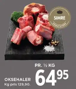 MENY OKSEHALER tilbud