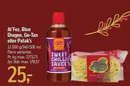 Føtex Al'Fez, Blue Dragon, Go-Tan eller Patak's tilbud