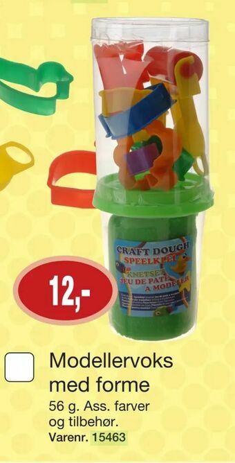 Harald Nyborg Modellervoks med forme tilbud