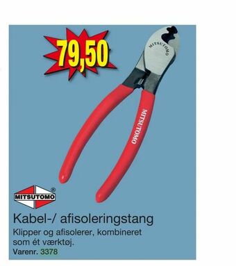 Kabel-/ afisoleringstang
