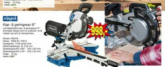 Harald Nyborg Kap- & geringssav 8'' tilbud