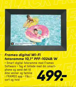 Bilka Frameo digital Wi-Fi fotoramme 10,1” PFF-1024B/W tilbud