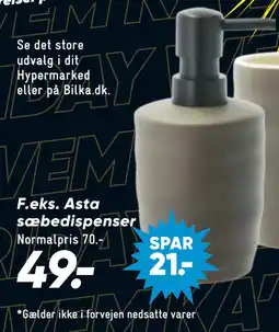 Bilka Asta sæbedispenser tilbud