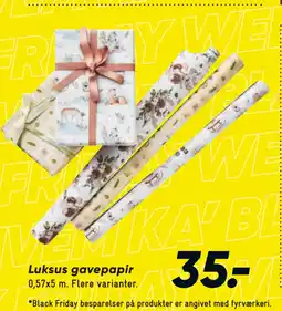 Bilka Luksus gavepapir tilbud