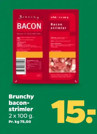 Netto Brunchy baconstrimler tilbud
