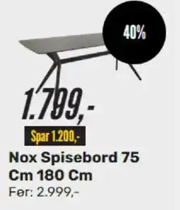 XL-BYG Nox Spisebord tilbud