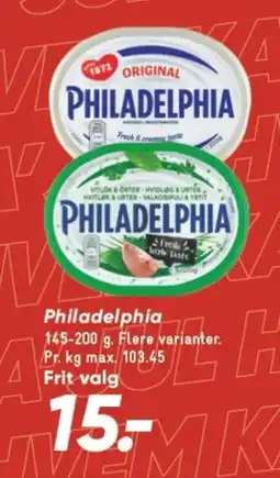 Bilka PHILADELPHIA tilbud