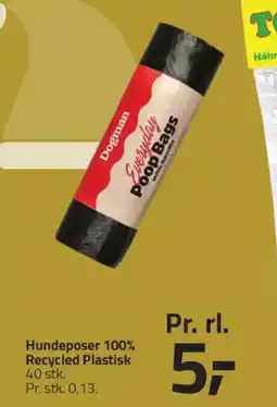Hundeposer 100% Recycled Plastisk