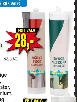 Harald Nyborg Akrylfugemasse tilbud