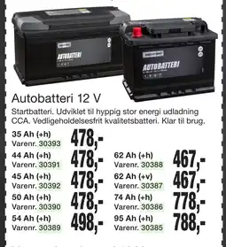 Harald Nyborg Autobatteri 12 V tilbud
