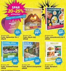 Bilka SPAR 20-25% på Smartbox tilbud