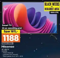 Hisense 32´´ LED TV