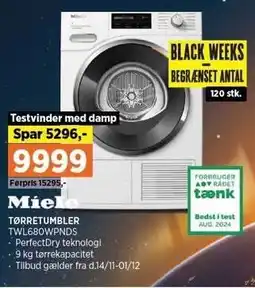 Power TØRRETUMBLER tilbud