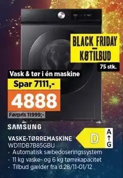 Power VASKE-TØRREMASKINE tilbud