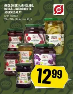 Løvbjerg Økologisk Marmelade rødkål, rødbeder el. agurkesalat tilbud