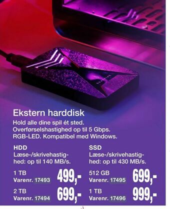 Harald Nyborg Ekstern harddisk tilbud