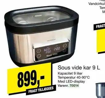 Harald Nyborg Sous vide kar 9 L tilbud