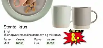Harald Nyborg Stentøj krus tilbud