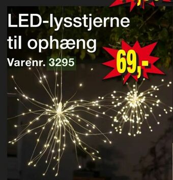 Harald Nyborg LED-lysstjerne til ophæng tilbud