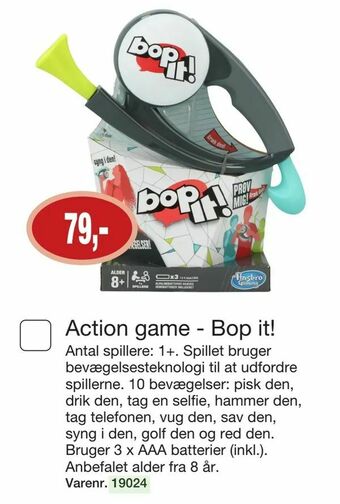 Action game - Bop it!
