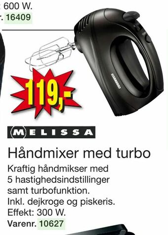 Harald Nyborg Håndmixer med turbo tilbud