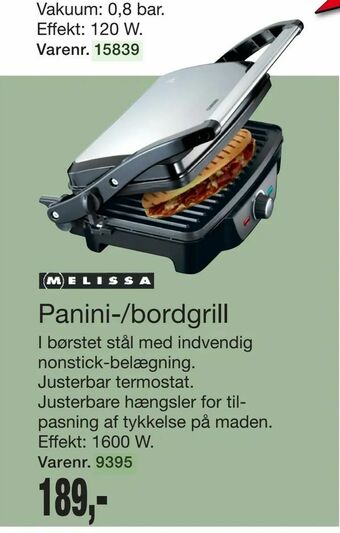 Harald Nyborg Panini-/bordgrill tilbud
