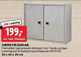 jem & fix VÆRKTØJSSKAB tilbud