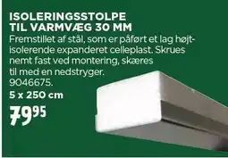 jem & fix ISOLERINGSSTOLPE TIL VARMVÆG 30 MM tilbud