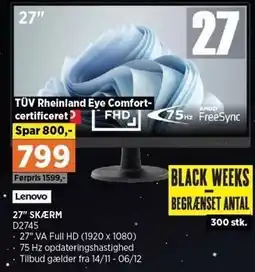 Power 27'' SKÆRM tilbud
