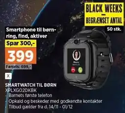 Power SMARTWATCH TIL BØRN tilbud