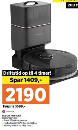 Power ROBOTSTØVSUGER tilbud