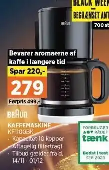 Power KAFFEMASKINE tilbud
