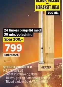 Power STEGETERMOMETER tilbud