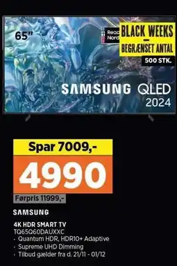 Power 4K HDR SMART TV tilbud