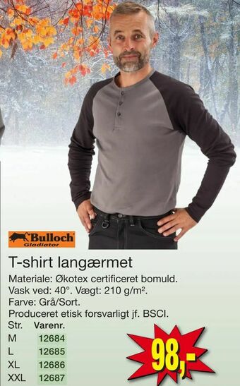 Harald Nyborg T-shirt langærmet tilbud