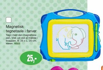 Harald Nyborg Magnetisk tegnetavle i farver tilbud
