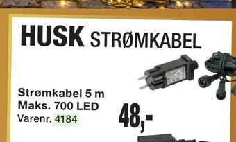 Harald Nyborg Husk Strømkabel tilbud