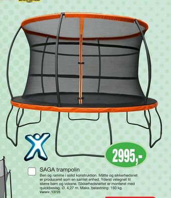 Harald Nyborg SAGA trampolin tilbud