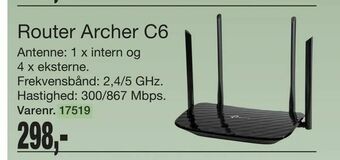 Harald Nyborg Router Archer C6 tilbud