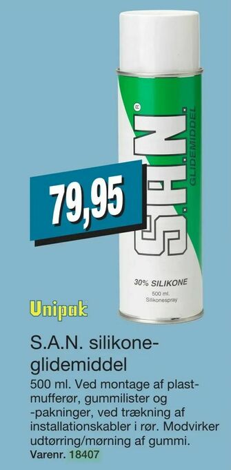 Harald Nyborg S.A.N. silikone glidemiddel tilbud