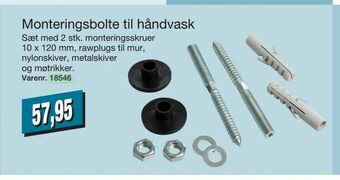 Harald Nyborg Monteringsbolte til håndvask tilbud