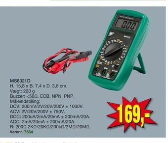 Harald Nyborg Digital multimeter tilbud