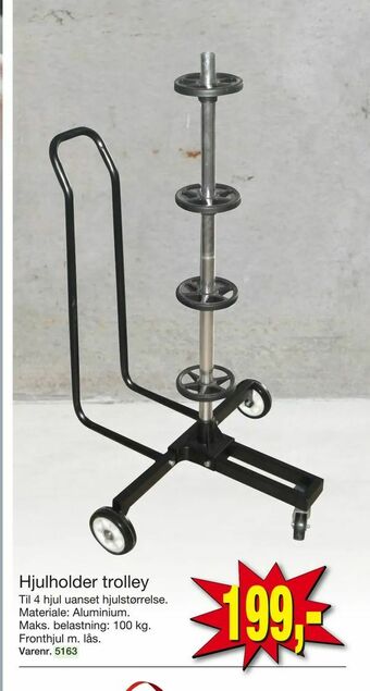 Harald Nyborg Hjulholder trolley tilbud