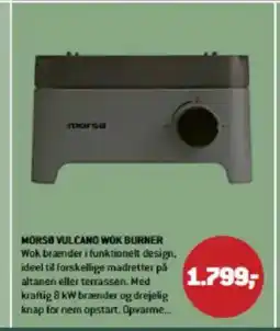 XL-BYG Morso vulcano wok burner tilbud